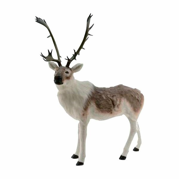 Calle 56.7 in. Life-Size Plush Deer with Antlers Yard Decor CA2741265